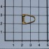 Півкільце ЗОЛОТО 6x15 мм тип C5776