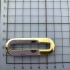 Люверс двосторонній НІКЕЛЬ 45 мм тип D0551 прямокутний
