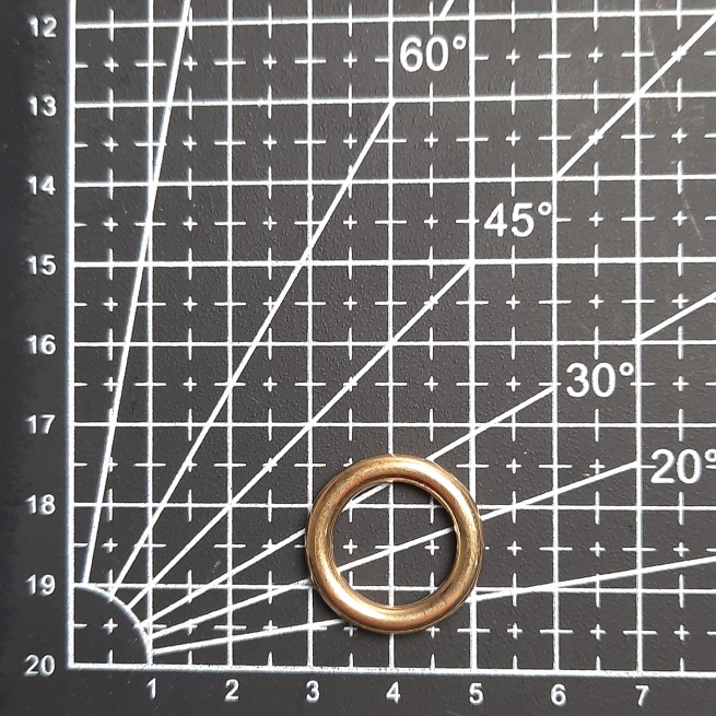 Кольце ЗОЛОТО 14,6x3,2 мм тип C6141