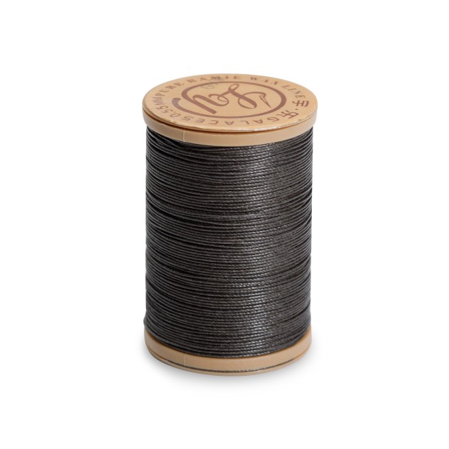 Нитка вощена GALACES Ramie 0,55мм сірий DARK GREY
