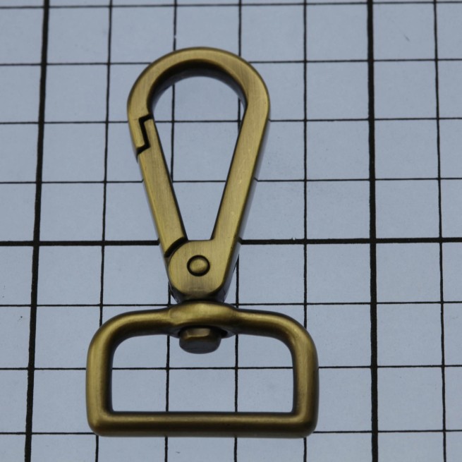 Карабін ЛАТУНЬ 25 мм тип D0419