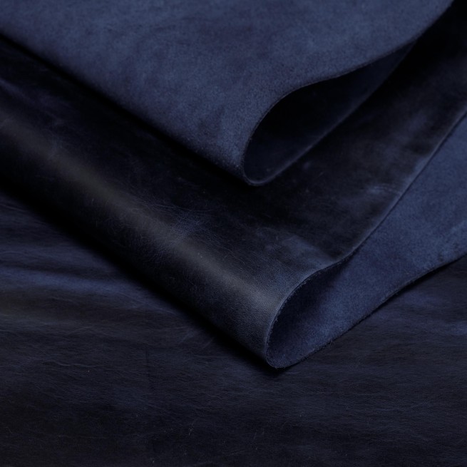 Шкіра ВРХ Crazy Horse синій DARK BLUE 1,6-1,8 Італія